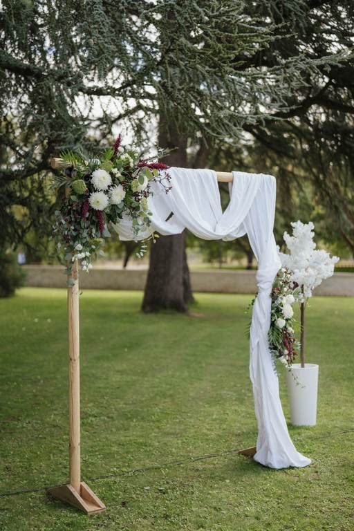 Cérémonie mariage avec arche