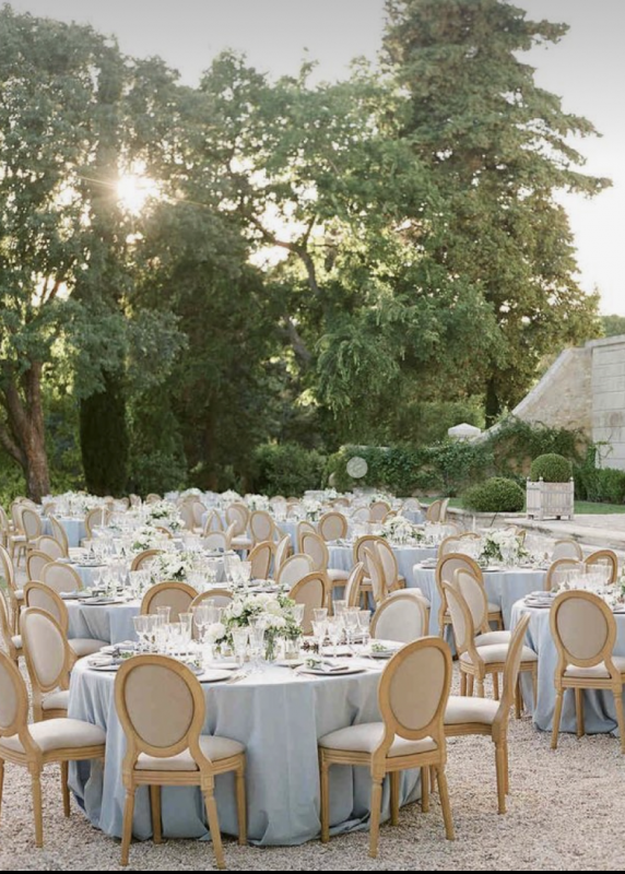 Chaise médaillon élégante