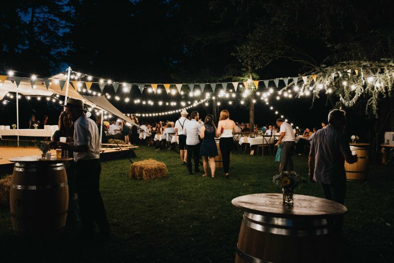 Guirlandes mariage romantique