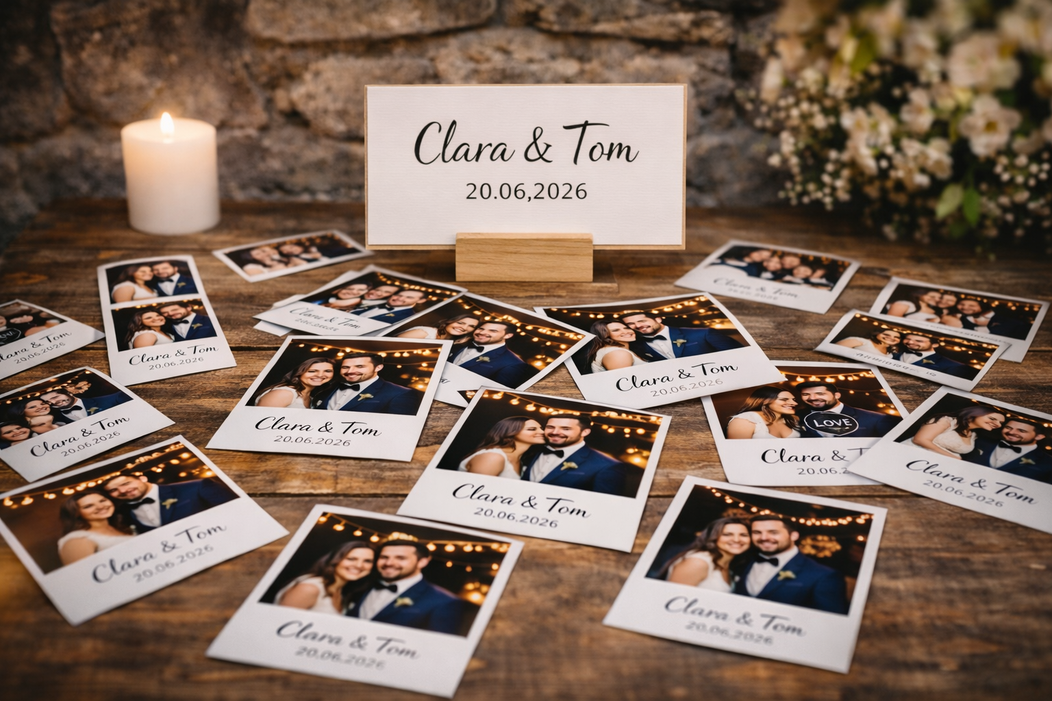 Impression des photos de la borne.