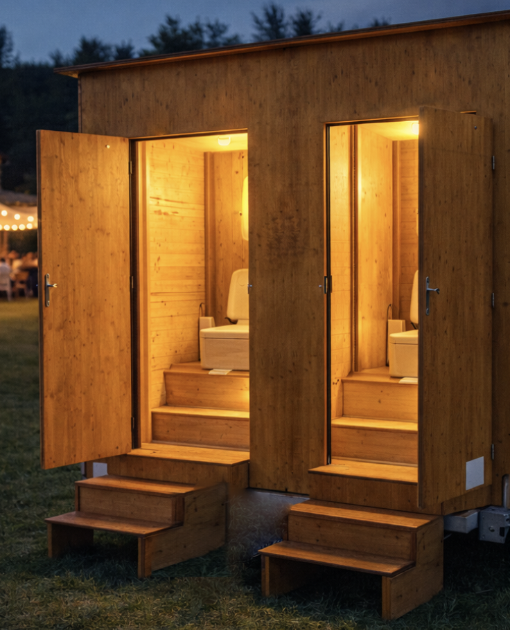Caravane à Selfie dans un château