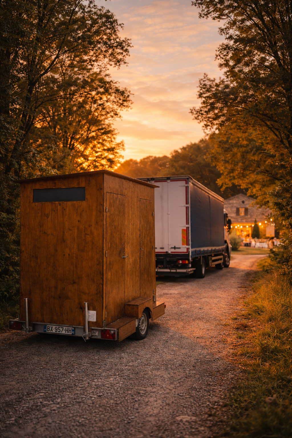 Remorque sanitaire en livraison