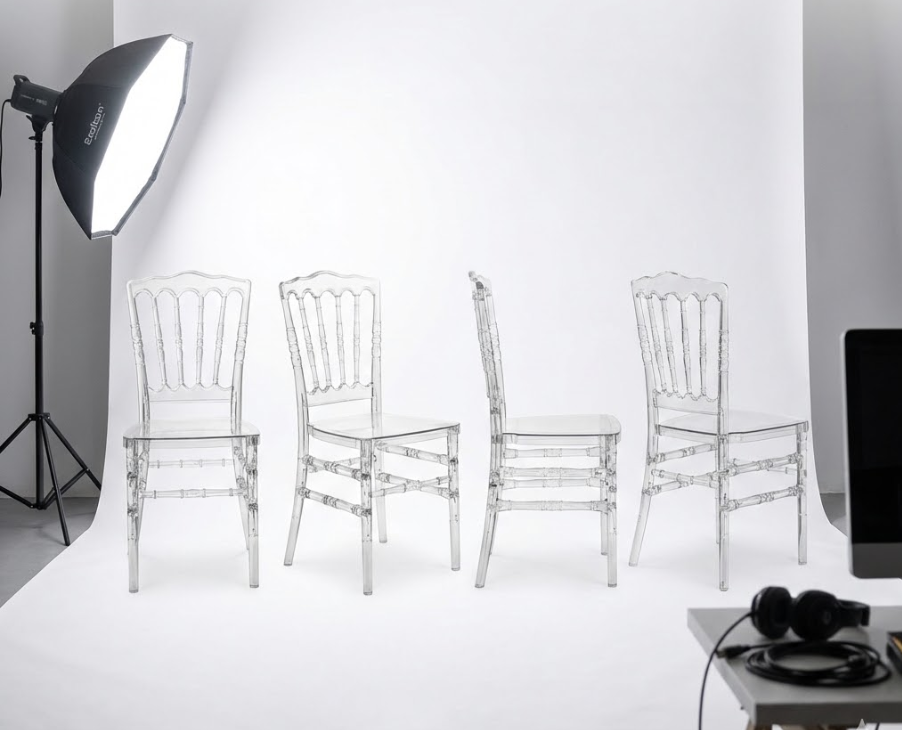 Chaise napoleon lors du shooting