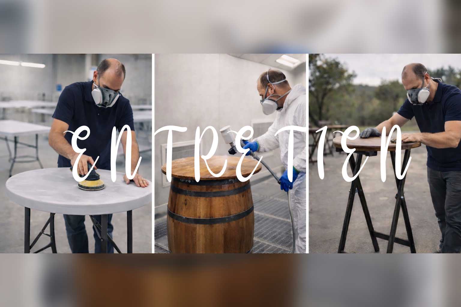 Entretien des mange debout.