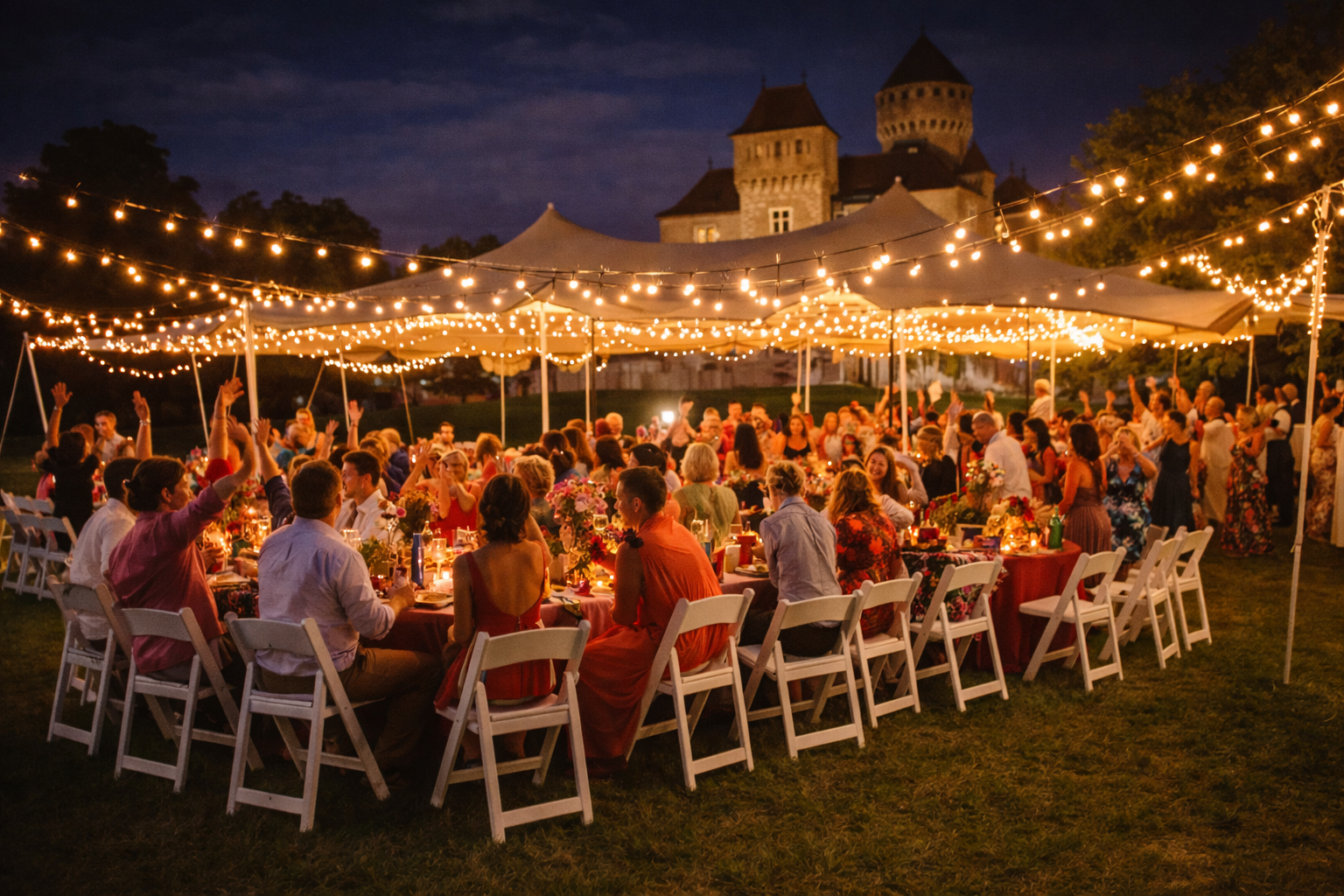 Chaise Pliante blanche