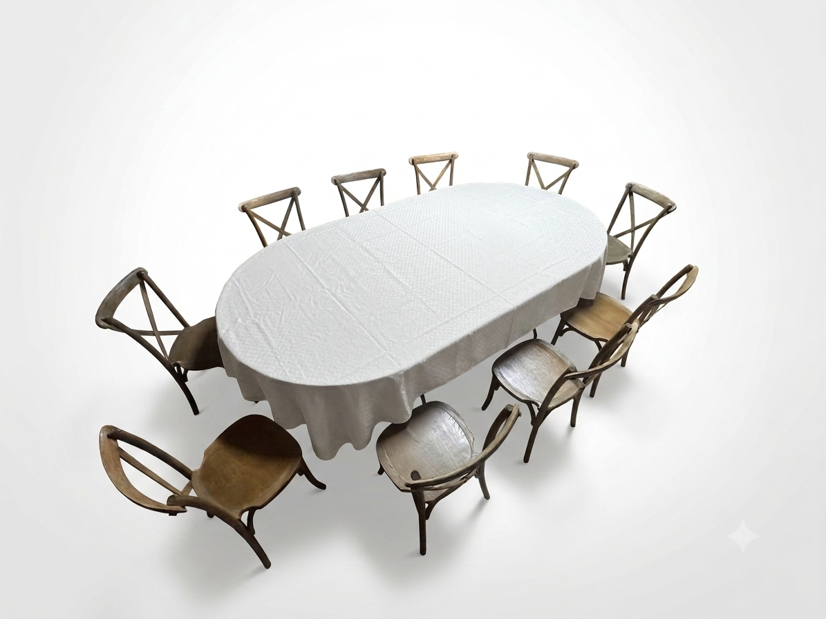 Location Table Ovale